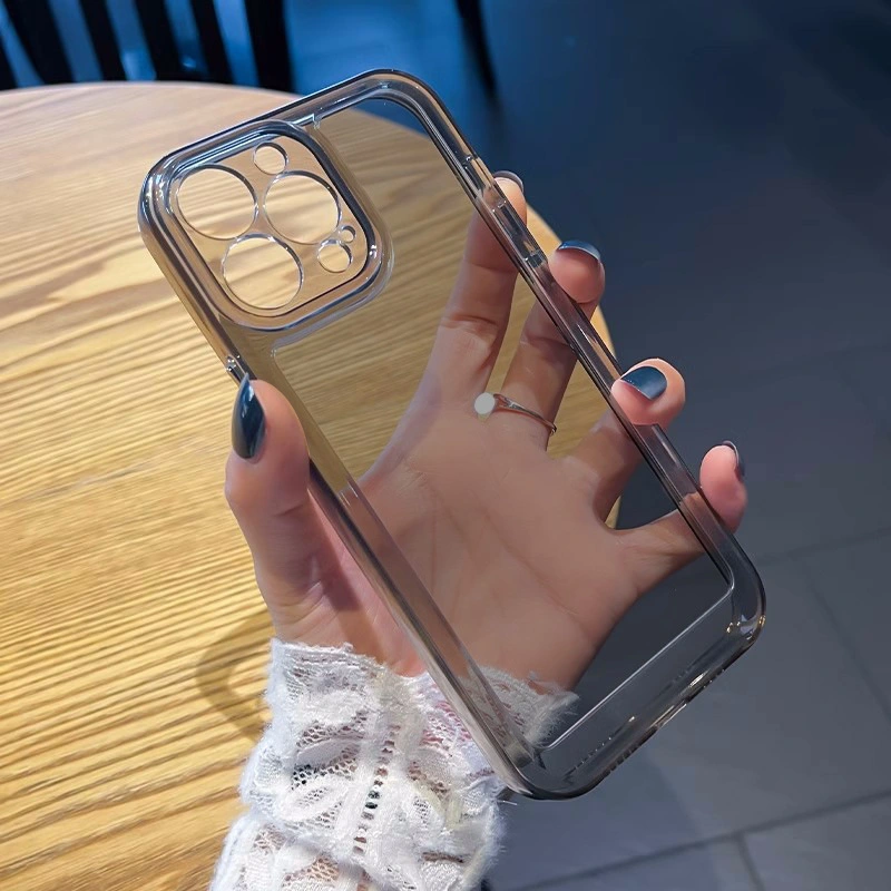 iPhone 15 Pro Skal - Genomskinlig Svart