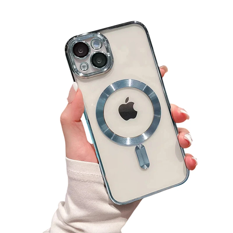 iPhone 15 Pro Max MagSafe Skal - Isblå