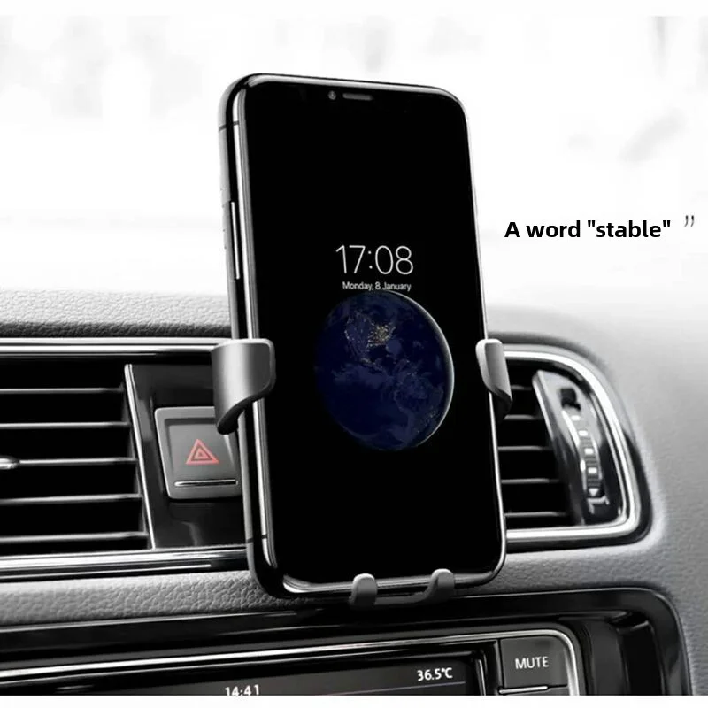 Universal Mobilhållare för Bil - Vit