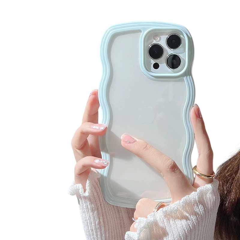 iPhone 15 Pro Max Skal - Ljusblå