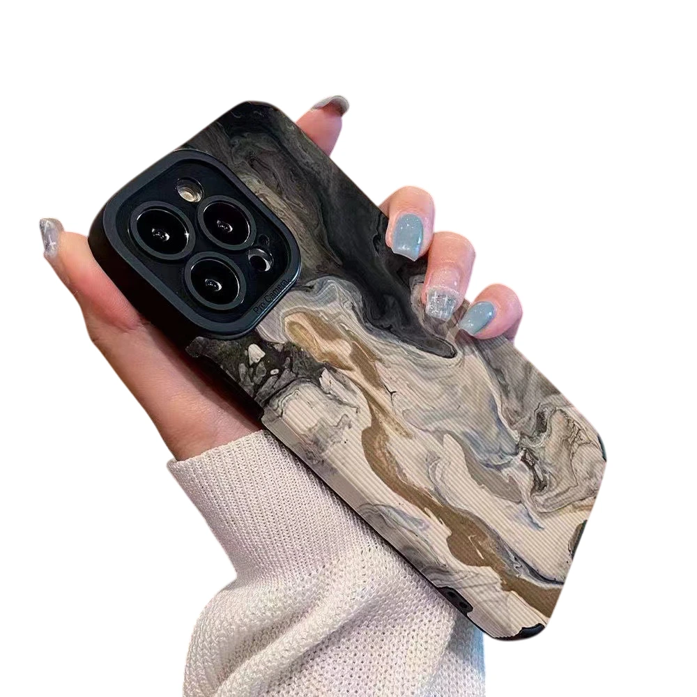 iPhone 16 Pro Max Skal - Ink Marble