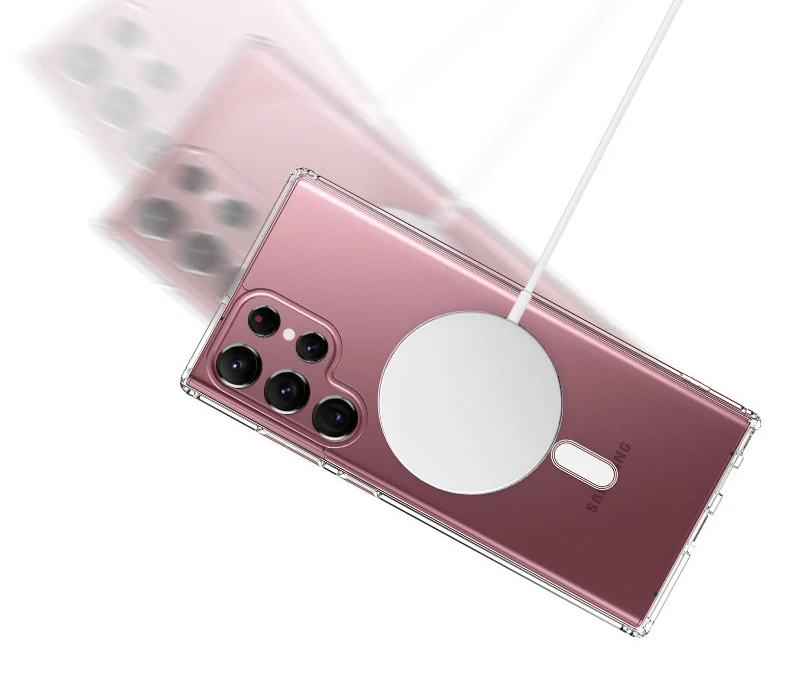 Samsung Galaxy S24 Ultra Skal - Transparent Magsafe