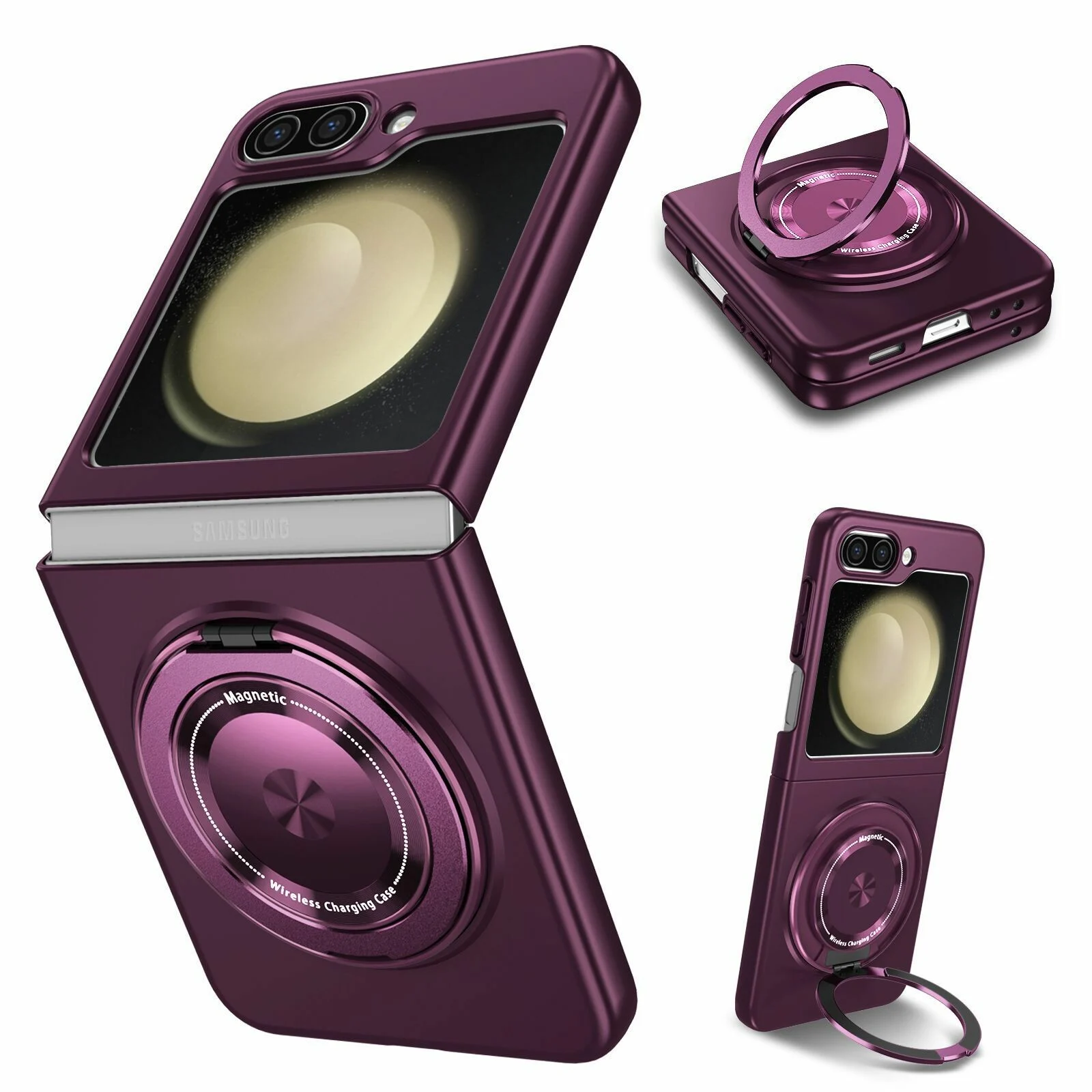 Samsung Galaxy Z Fold 4 Skal - Mörklila