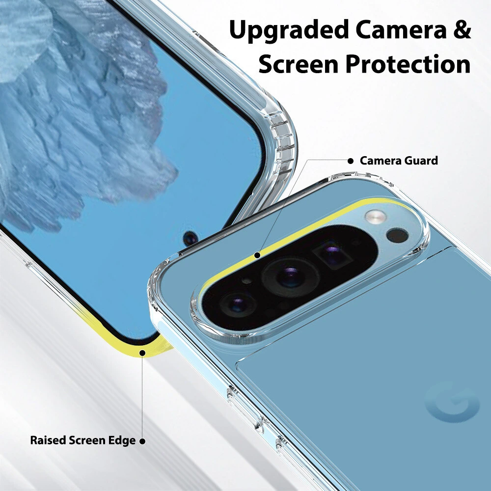 Google Pixel 9/9Pro Skal - Transparent