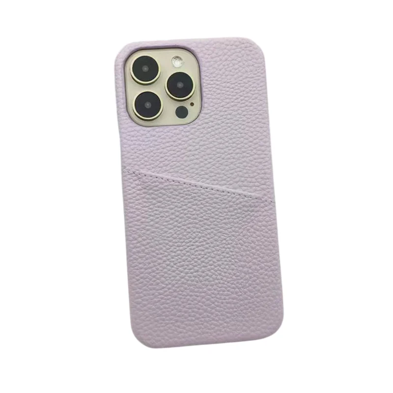 iPhone 16 Skal med Kortfack - Ljuslila